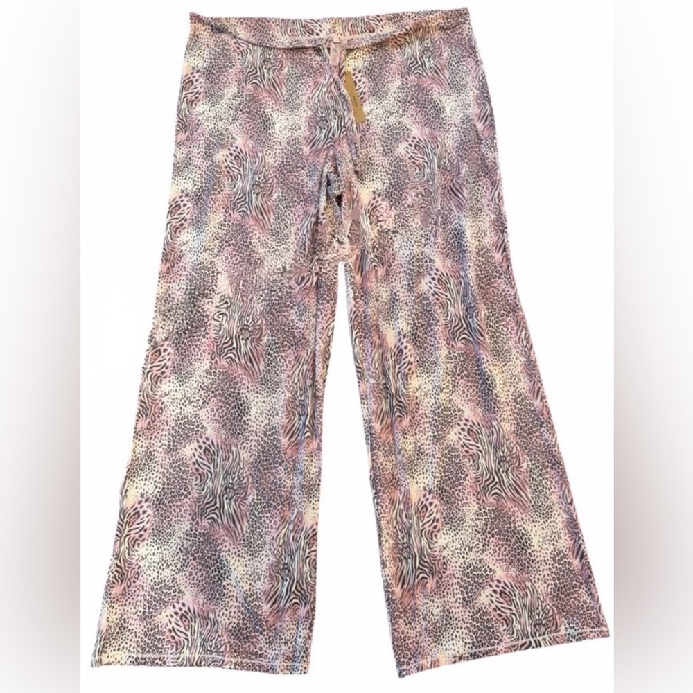 NWT SKIMS BLOOM SLEEP PANTS LARGE - Picture 2 of 4